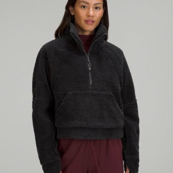 lululemon athletica Tops - New Lululemon Scuba Oversized Crop Fleece